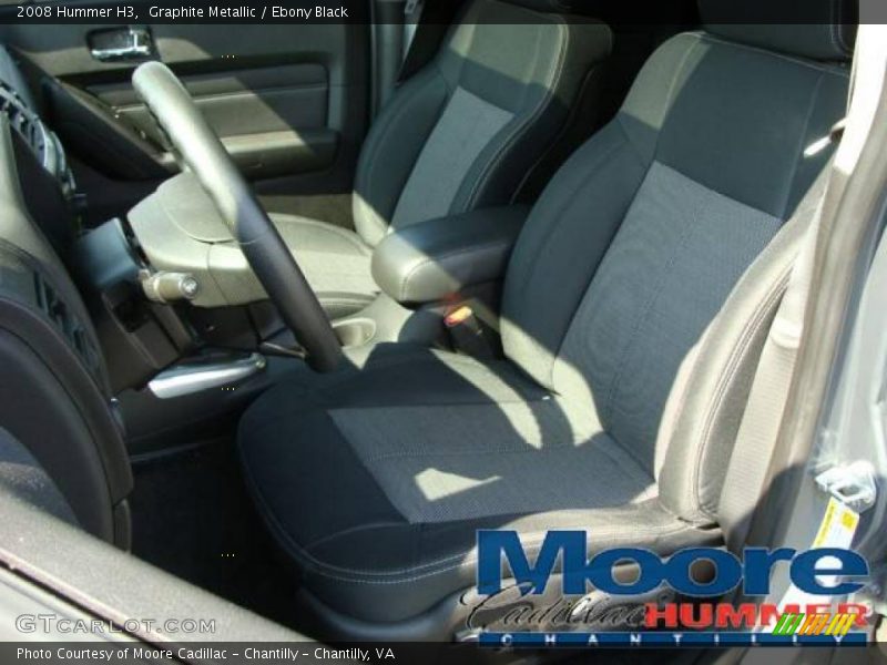 Graphite Metallic / Ebony Black 2008 Hummer H3