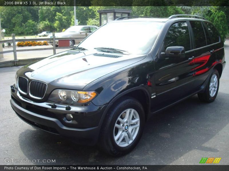 Jet Black / Black 2006 BMW X5 3.0i