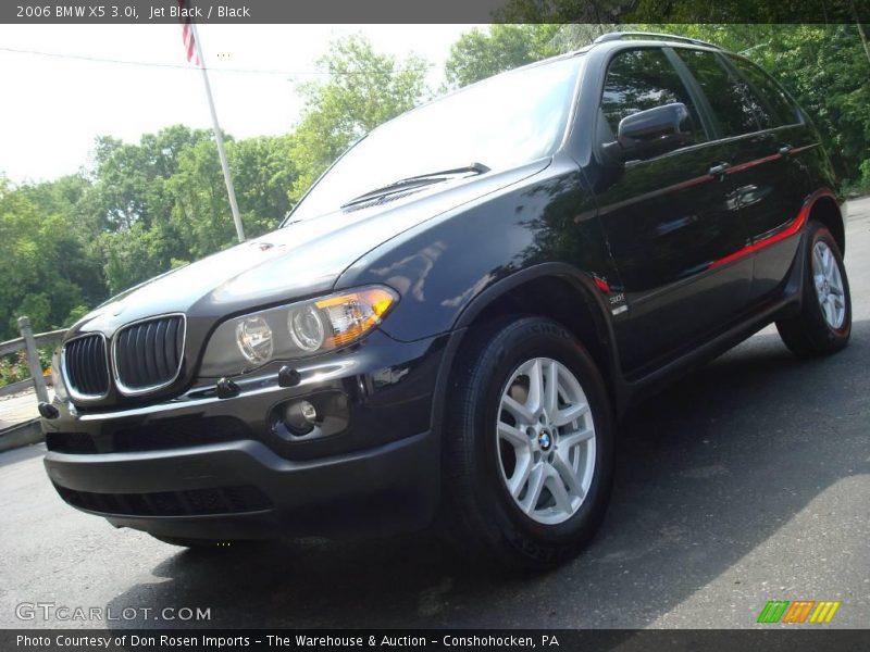 Jet Black / Black 2006 BMW X5 3.0i