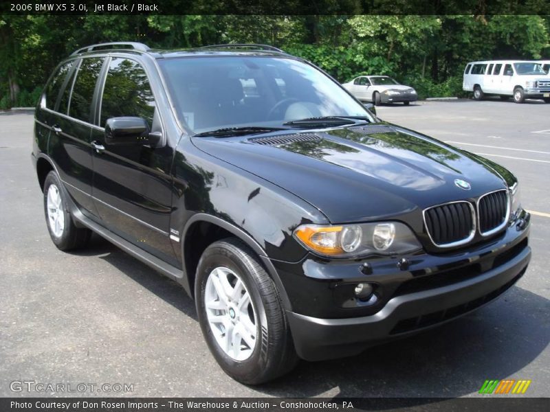 Jet Black / Black 2006 BMW X5 3.0i