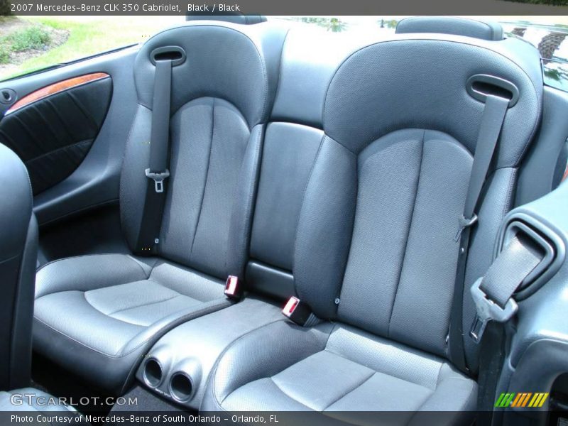 Black / Black 2007 Mercedes-Benz CLK 350 Cabriolet
