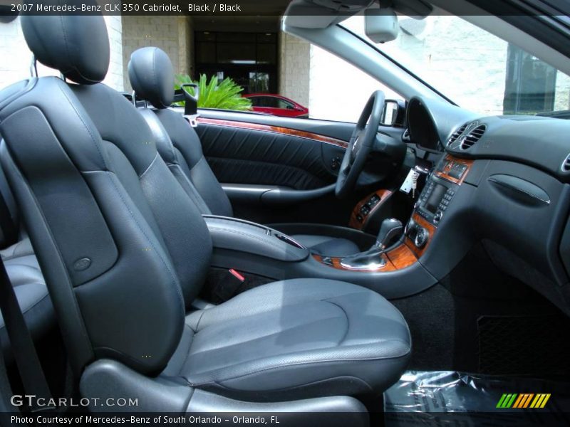 Black / Black 2007 Mercedes-Benz CLK 350 Cabriolet