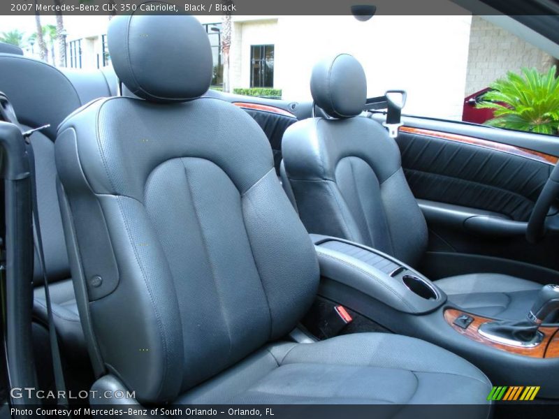 Black / Black 2007 Mercedes-Benz CLK 350 Cabriolet