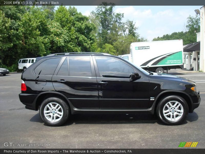 Jet Black / Black 2006 BMW X5 3.0i