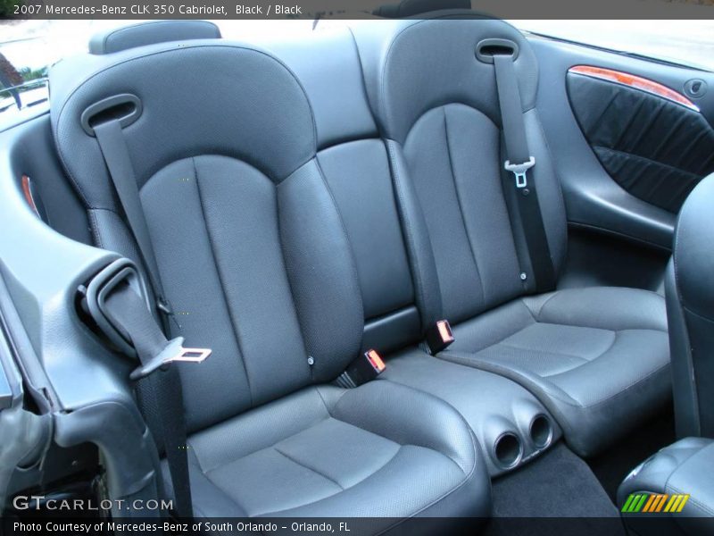 Black / Black 2007 Mercedes-Benz CLK 350 Cabriolet