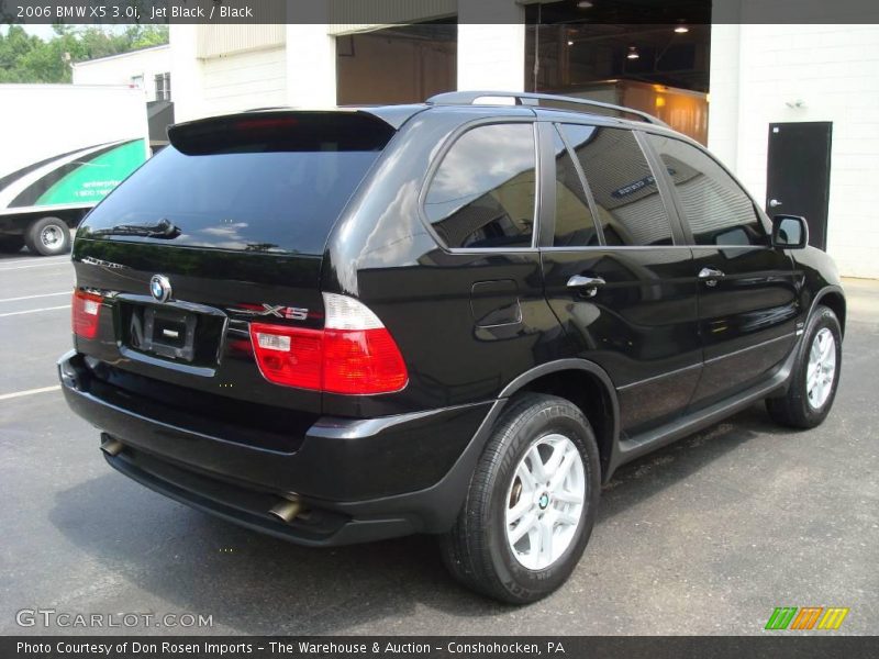 Jet Black / Black 2006 BMW X5 3.0i