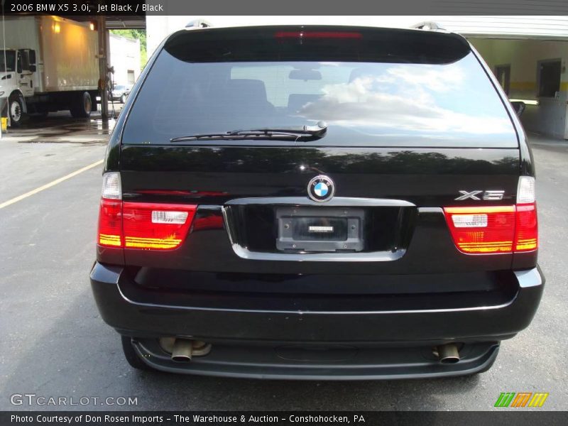 Jet Black / Black 2006 BMW X5 3.0i