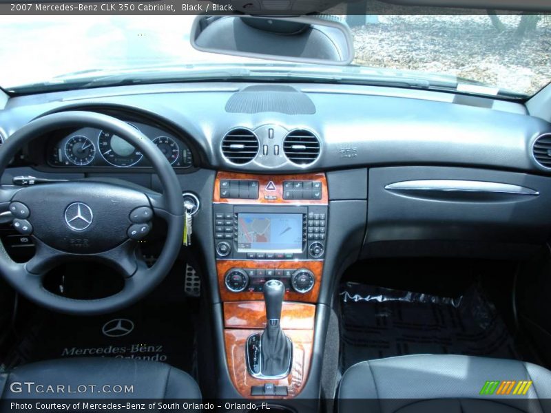 Black / Black 2007 Mercedes-Benz CLK 350 Cabriolet