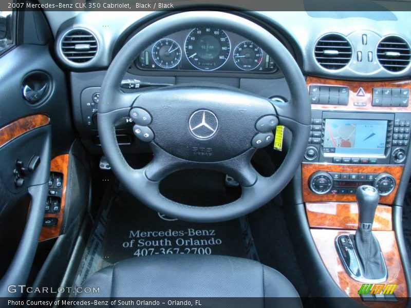 Black / Black 2007 Mercedes-Benz CLK 350 Cabriolet