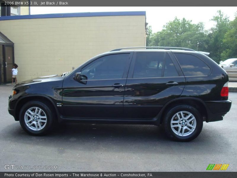 Jet Black / Black 2006 BMW X5 3.0i