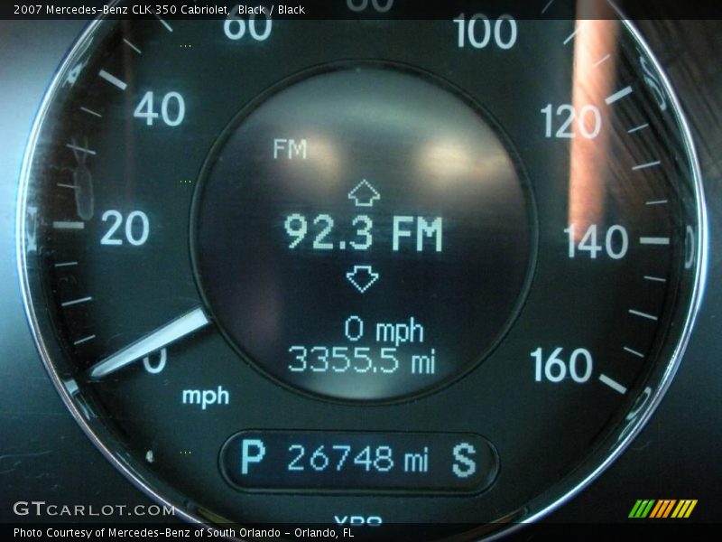 Black / Black 2007 Mercedes-Benz CLK 350 Cabriolet