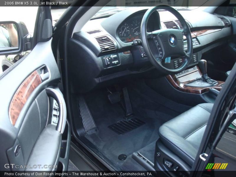 Jet Black / Black 2006 BMW X5 3.0i
