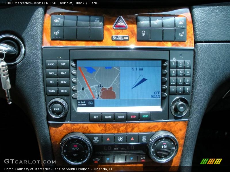 Black / Black 2007 Mercedes-Benz CLK 350 Cabriolet