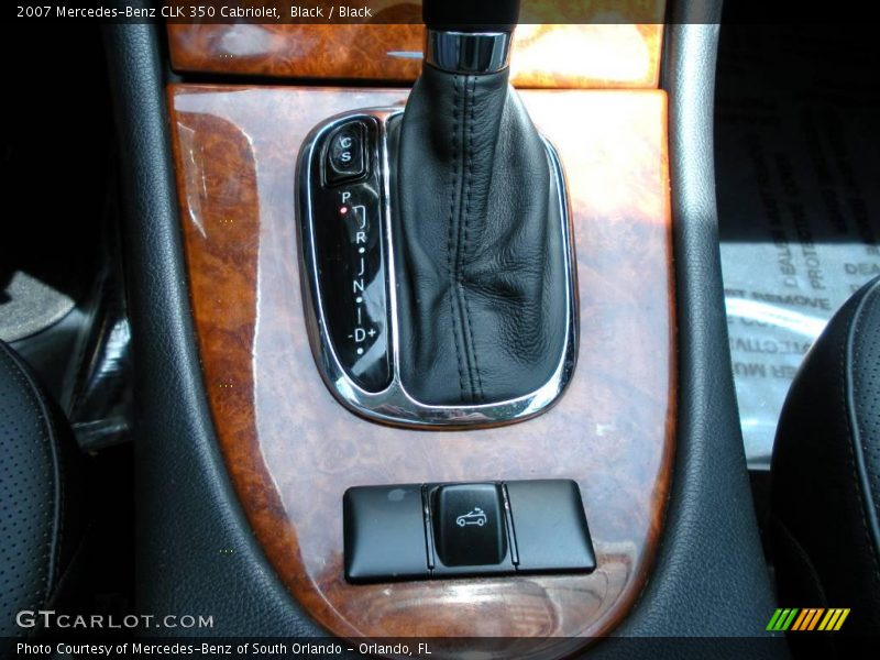 Black / Black 2007 Mercedes-Benz CLK 350 Cabriolet