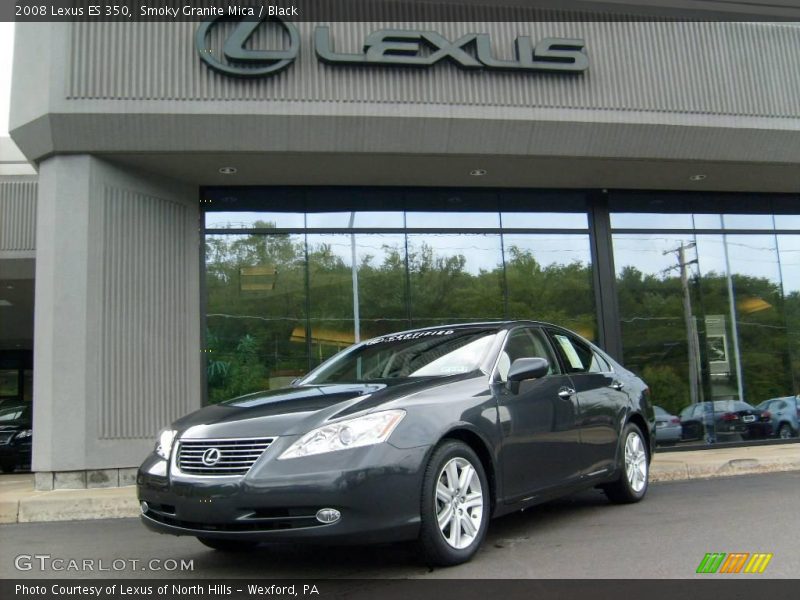 Smoky Granite Mica / Black 2008 Lexus ES 350
