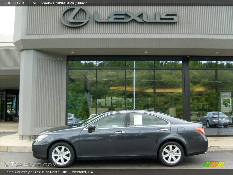 Smoky Granite Mica / Black 2008 Lexus ES 350