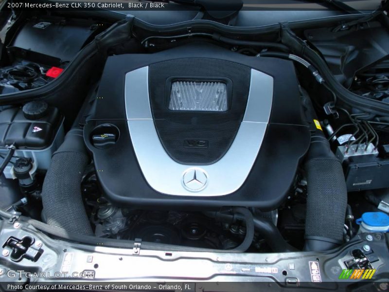 Black / Black 2007 Mercedes-Benz CLK 350 Cabriolet
