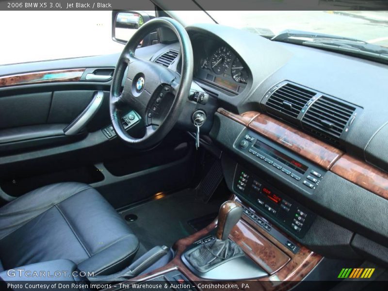 Jet Black / Black 2006 BMW X5 3.0i
