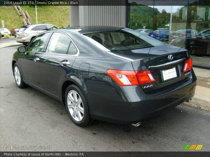 Smoky Granite Mica / Black 2008 Lexus ES 350