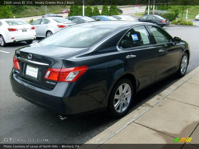 Smoky Granite Mica / Black 2008 Lexus ES 350