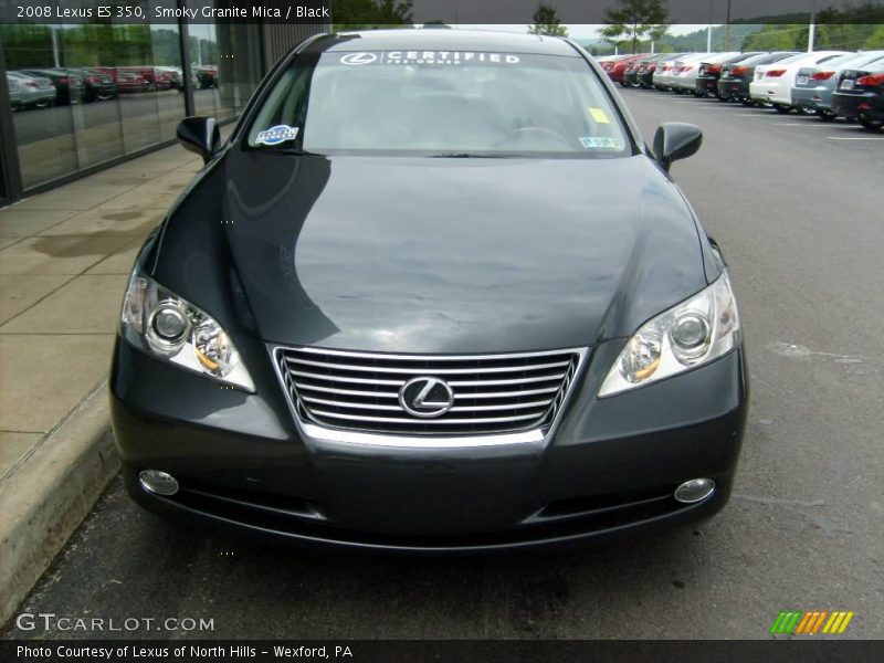 Smoky Granite Mica / Black 2008 Lexus ES 350