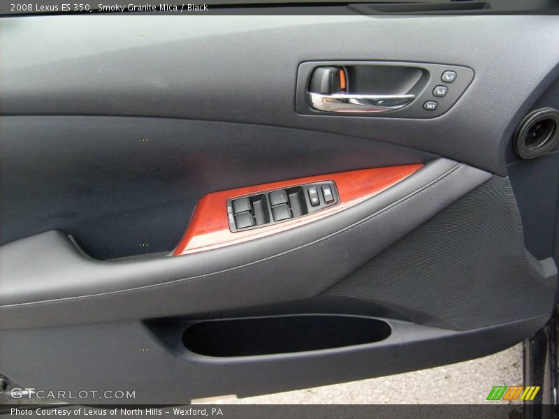 Smoky Granite Mica / Black 2008 Lexus ES 350