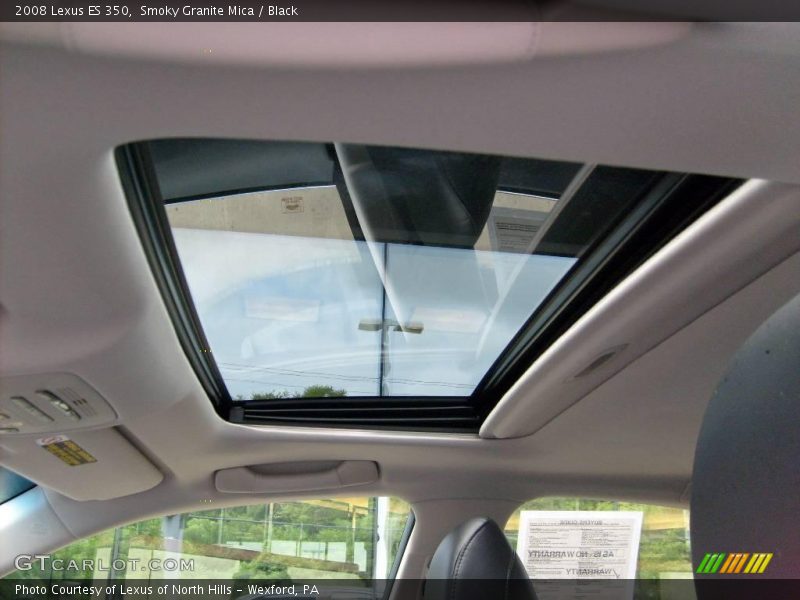 Smoky Granite Mica / Black 2008 Lexus ES 350