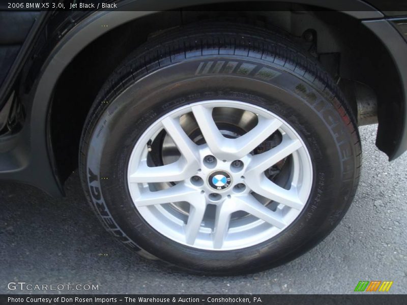 Jet Black / Black 2006 BMW X5 3.0i