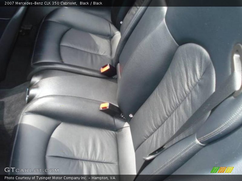 Black / Black 2007 Mercedes-Benz CLK 350 Cabriolet