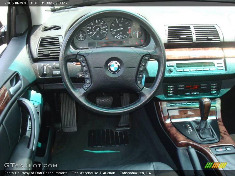 Jet Black / Black 2006 BMW X5 3.0i