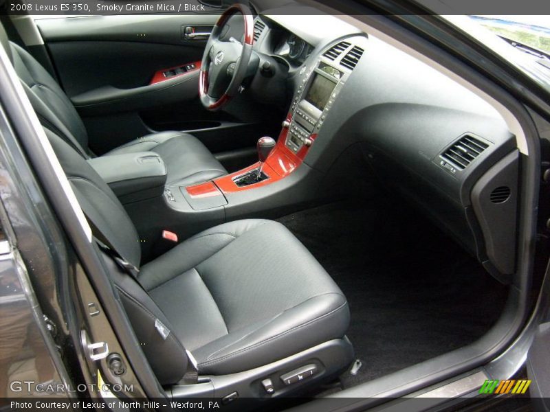 Smoky Granite Mica / Black 2008 Lexus ES 350