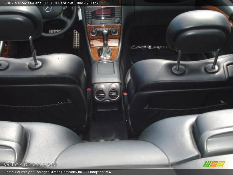 Black / Black 2007 Mercedes-Benz CLK 350 Cabriolet
