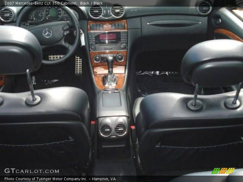 Black / Black 2007 Mercedes-Benz CLK 350 Cabriolet
