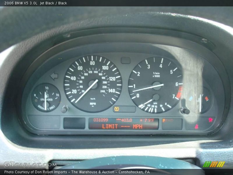 Jet Black / Black 2006 BMW X5 3.0i