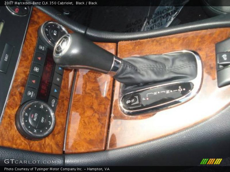 Black / Black 2007 Mercedes-Benz CLK 350 Cabriolet