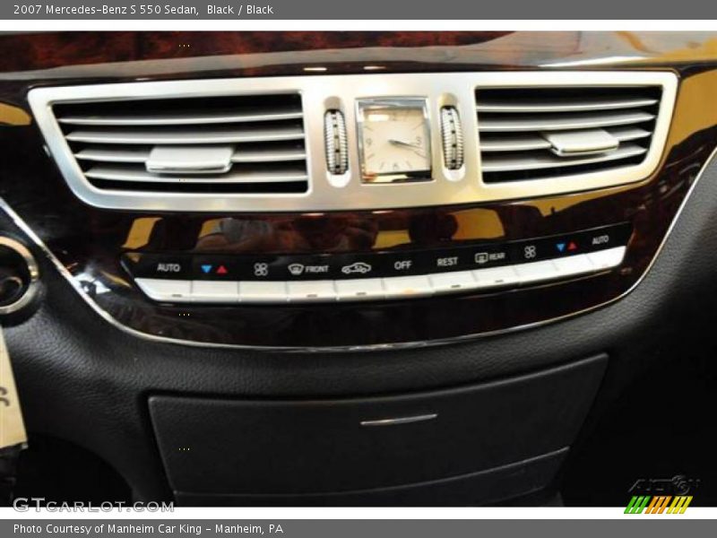 Black / Black 2007 Mercedes-Benz S 550 Sedan