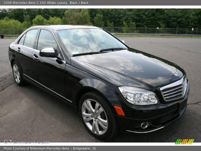 Black / Black 2008 Mercedes-Benz C 300 4Matic Luxury
