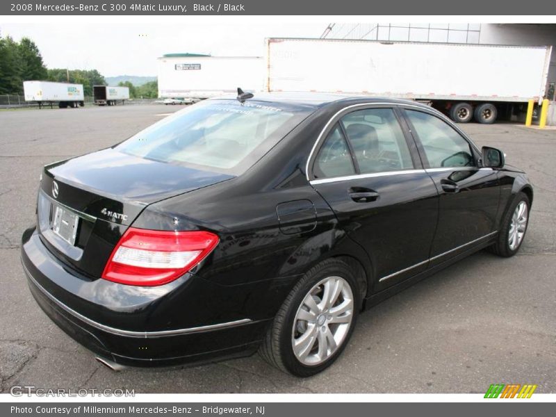 Black / Black 2008 Mercedes-Benz C 300 4Matic Luxury