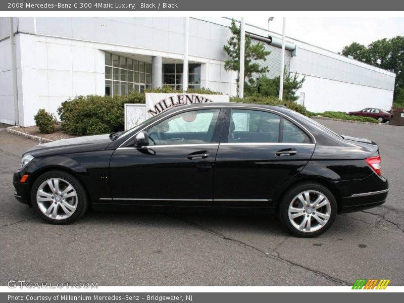 Black / Black 2008 Mercedes-Benz C 300 4Matic Luxury
