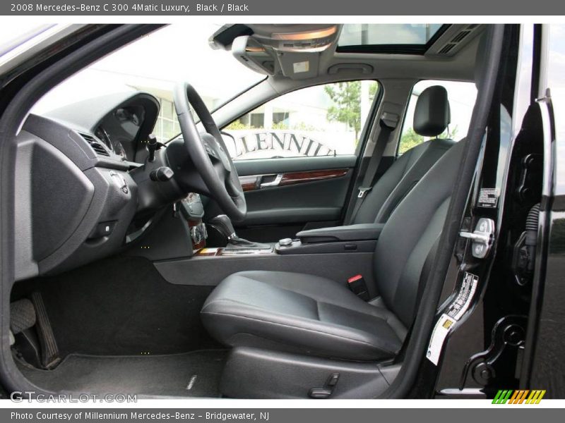 Black / Black 2008 Mercedes-Benz C 300 4Matic Luxury