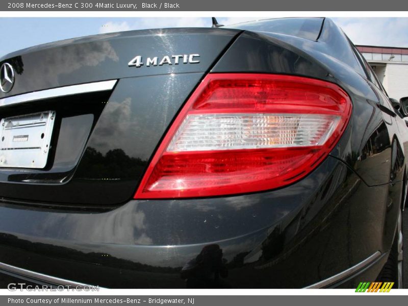 Black / Black 2008 Mercedes-Benz C 300 4Matic Luxury