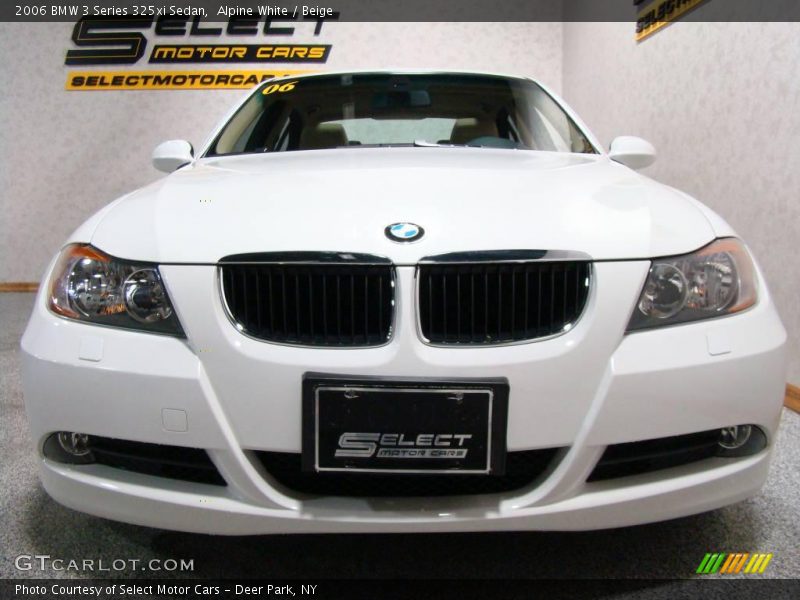 Alpine White / Beige 2006 BMW 3 Series 325xi Sedan