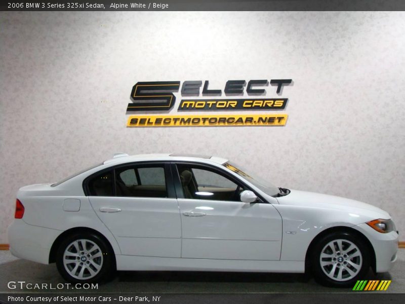Alpine White / Beige 2006 BMW 3 Series 325xi Sedan