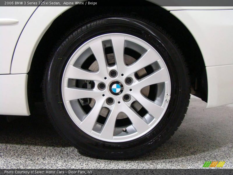 Alpine White / Beige 2006 BMW 3 Series 325xi Sedan