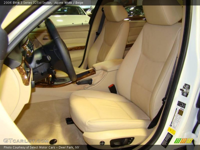 Alpine White / Beige 2006 BMW 3 Series 325xi Sedan