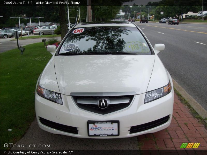 White Diamond Pearl / Ebony 2006 Acura TL 3.2