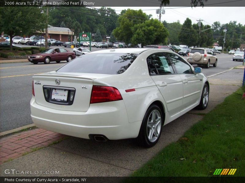 White Diamond Pearl / Ebony 2006 Acura TL 3.2