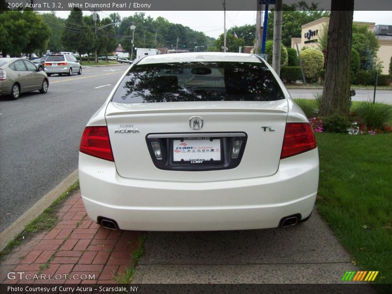 White Diamond Pearl / Ebony 2006 Acura TL 3.2
