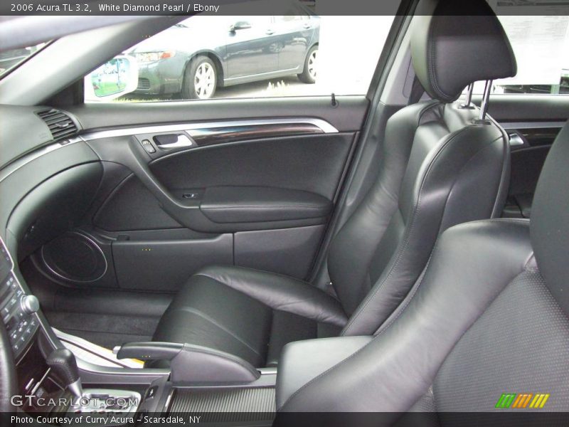 White Diamond Pearl / Ebony 2006 Acura TL 3.2
