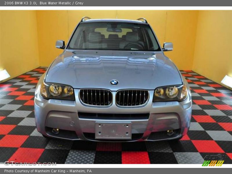 Blue Water Metallic / Grey 2006 BMW X3 3.0i